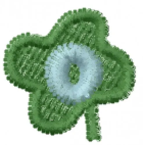 Exclusive Lucky Clover Font o Embroidery Design