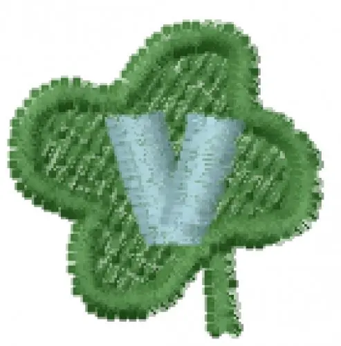Lucky Clover Font v Embroidery Design Secure Checkout