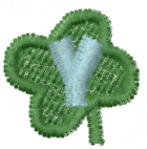 Lucky Clover Font Y Embroidery Design Price Drop