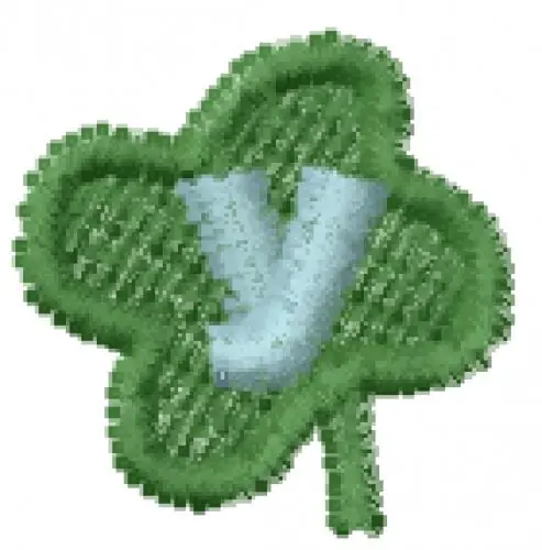 Mega Sale Lucky Clover Font y Embroidery Design