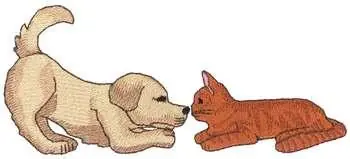 Dog & Cat Embroidery Design In Demand