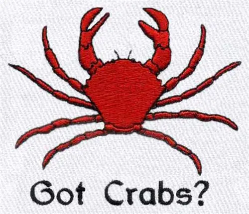 Got Crabs? Embroidery Design Affordable