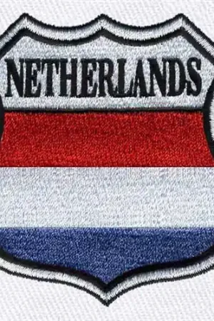 Authentic Crest Netherlands Flag Embroidery Design