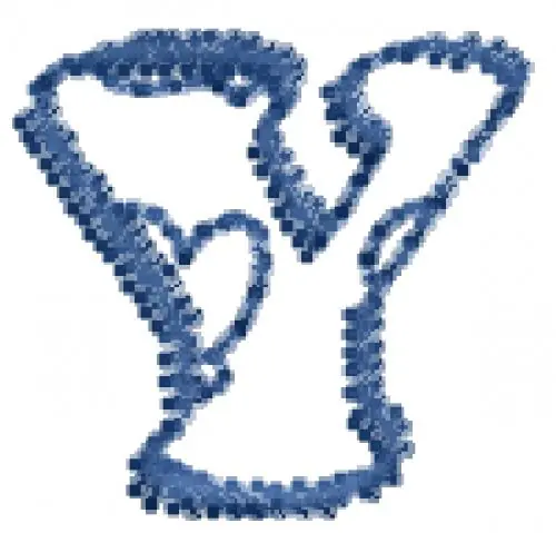 Don’t Miss Out Heartfilled Font Y Embroidery Design