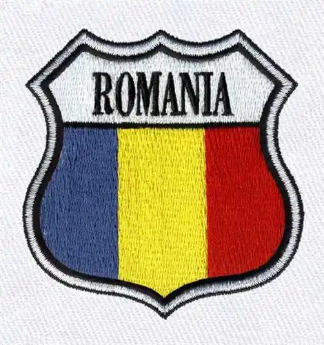 Big Sale Crest Romania Flag Embroidery Design