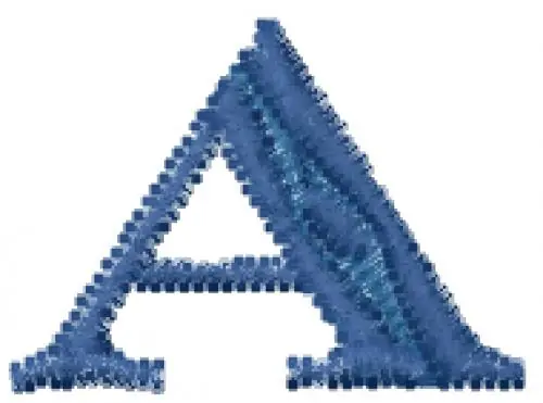 Free Shipping Occo Luchi Font A Embroidery Design