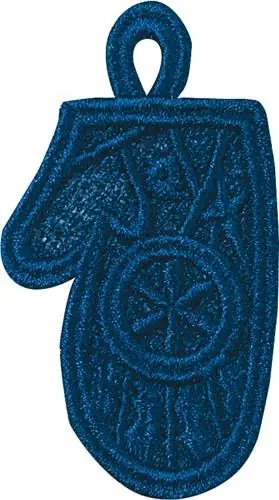Lace Mitten Embroidery Design No Minimum Order