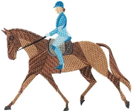Equestrian Embroidery Design Shop Now