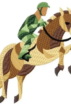 Equestrian Embroidery Design Limited Edition