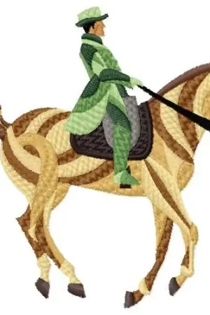 Original Equestrian Embroidery Design