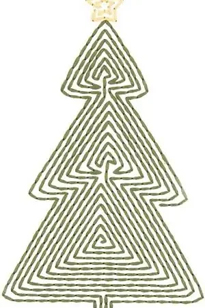Echo Stitched Tree Embroidery Design Trusted Brand