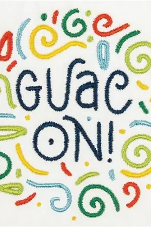 Buy Today Guac On! Embroidery Design