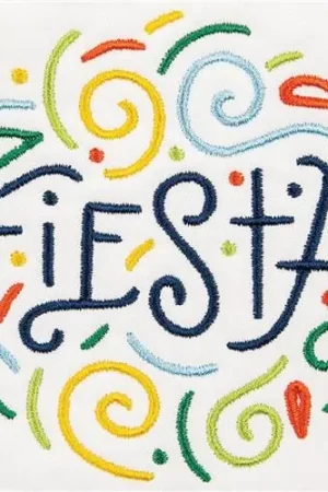 ¡Fiesta! Embroidery Design Crafted