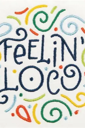 Genuine Feelin Loco Embroidery Design