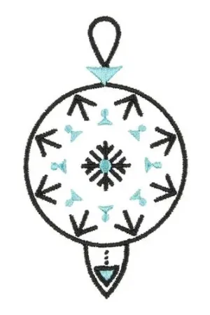 Christmas Ornament Embroidery Design Super Sale