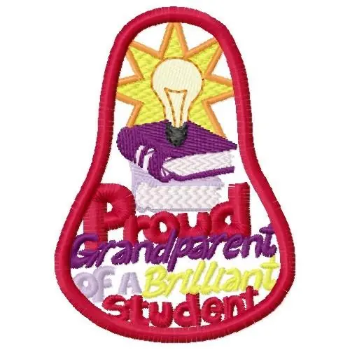 Clearance A Brilliant Student Embroidery Design
