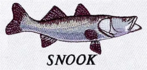 Best Seller Snook Embroidery Design