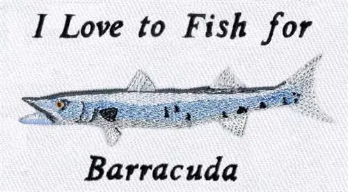 Barracuda Embroidery Design Buy Online