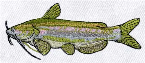 Catfish Embroidery Design Money Back Guarantee