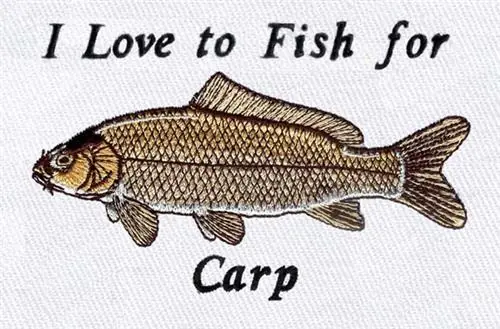 Order Now Common Carp Embroidery Design