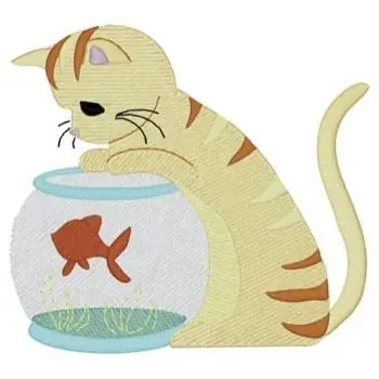 Kitten & Fishbowl Embroidery Design Don’t Miss Out