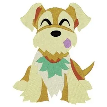 Editor’s Pick Whimsical Mandala Dog Embroidery Design