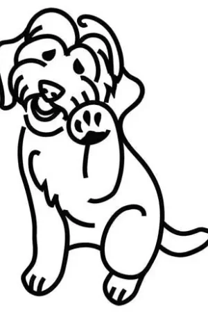 Labradoodle Outline Embroidery Design Budget