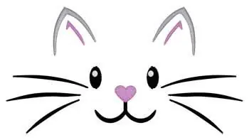 Cat Face Embroidery Design Buy Online