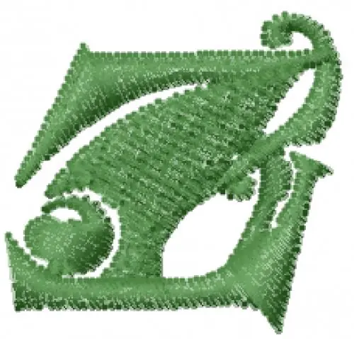 Certified Fantastic MF Font Z Embroidery Design