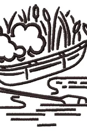 Certified Canoe Embroidery Design