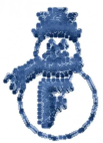 Snowman Font F Embroidery Design Buy Today