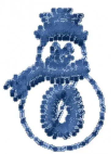 Snowman Font O Embroidery Design Factory Price