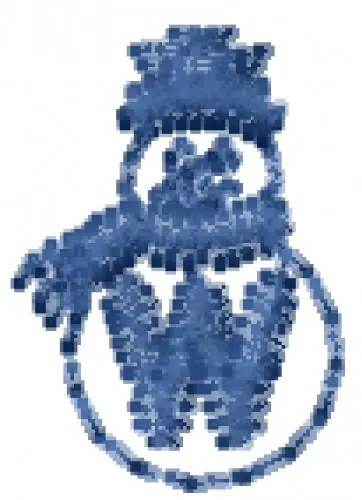 Snowman Font W Embroidery Design Fast Shipping