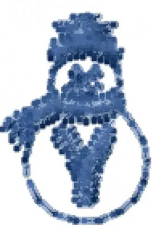 Worldwide Shipping Snowman Font Y Embroidery Design