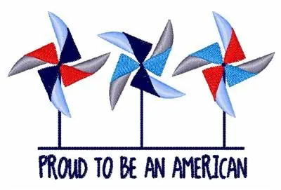Editor’s Pick Proud American Embroidery Design