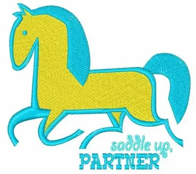 Saddle Up Embroidery Design Weekend Sale