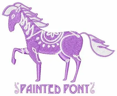 Painted Pony Embroidery Design Buy Online