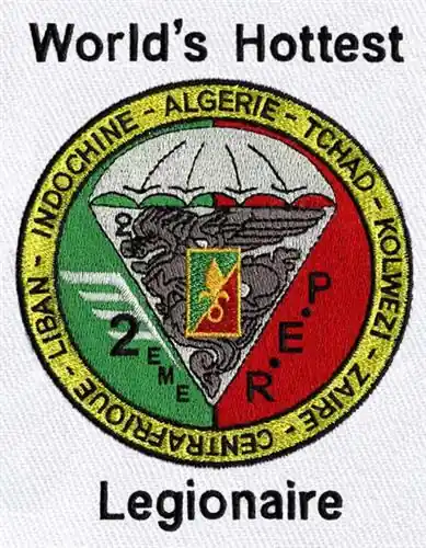 High Quality French Legionaire Embroidery Design