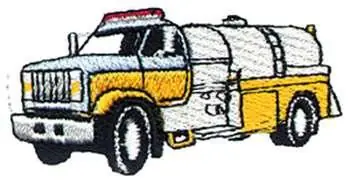 Tank Truck Embroidery Design High Quality