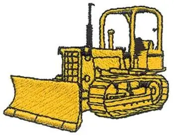 Special Offer Small Dozer Embroidery Design