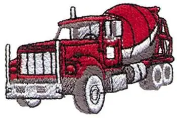 Shop Now Cement Truck Embroidery Design