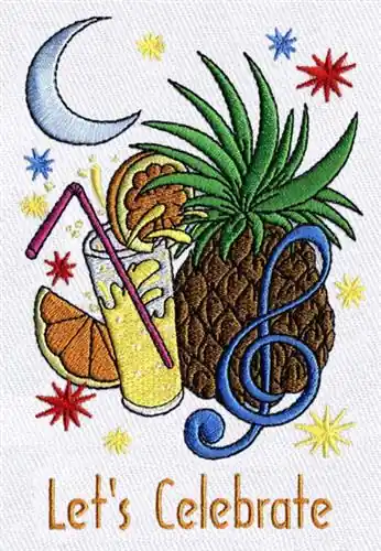 Super Sale Fruit punch Embroidery Design