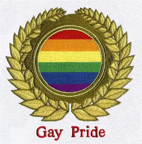 Editor’s Pick Gay Pride Embroidery Design