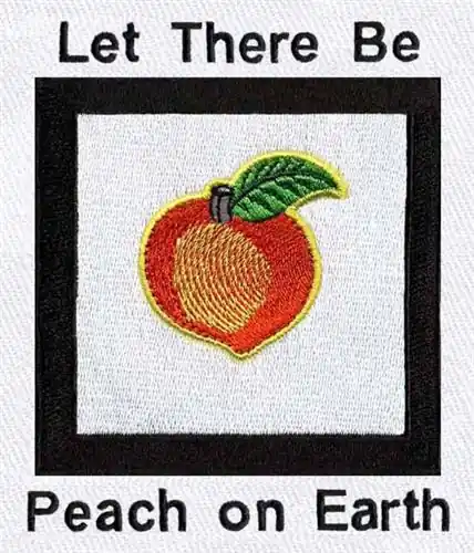 In Demand Georgia Peach Embroidery Design