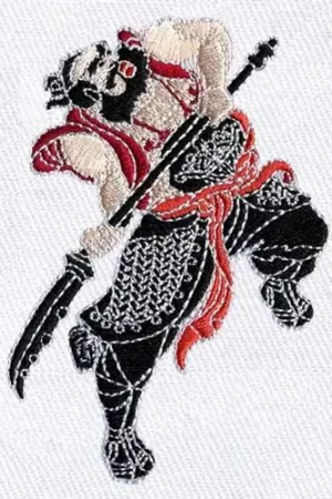 Asian Warlord Embroidery Design Low Price