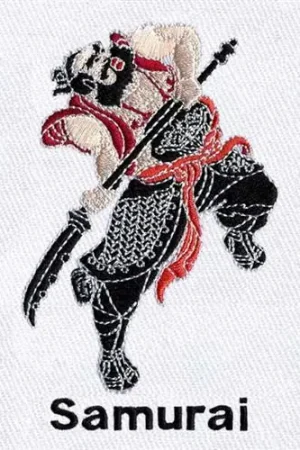 Asian Warlord Embroidery Design Professional Grade