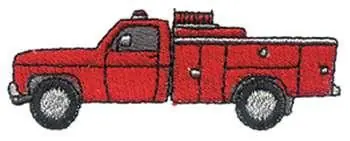Secure Checkout Grass Fire Truck Embroidery Design