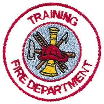 Must Have Training Fire Dept Embroidery Design