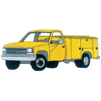 Utility Truck Embroidery Design Last Chance