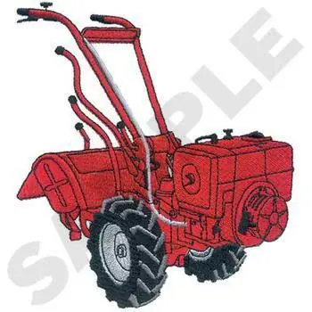 Rototiller Embroidery Design Premium